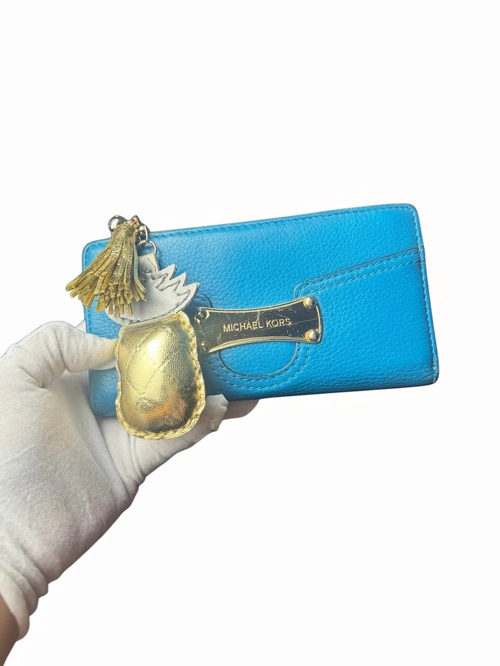 Michael Kors Turquoise Wallet – Pre-Owned - Picture 2 of 11